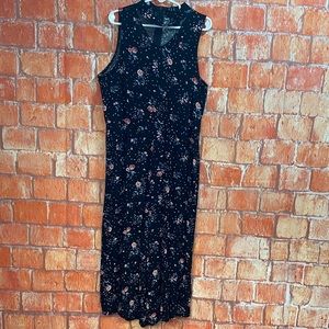 Target Art Class Sleeveless Floral Girls Jumpsuit